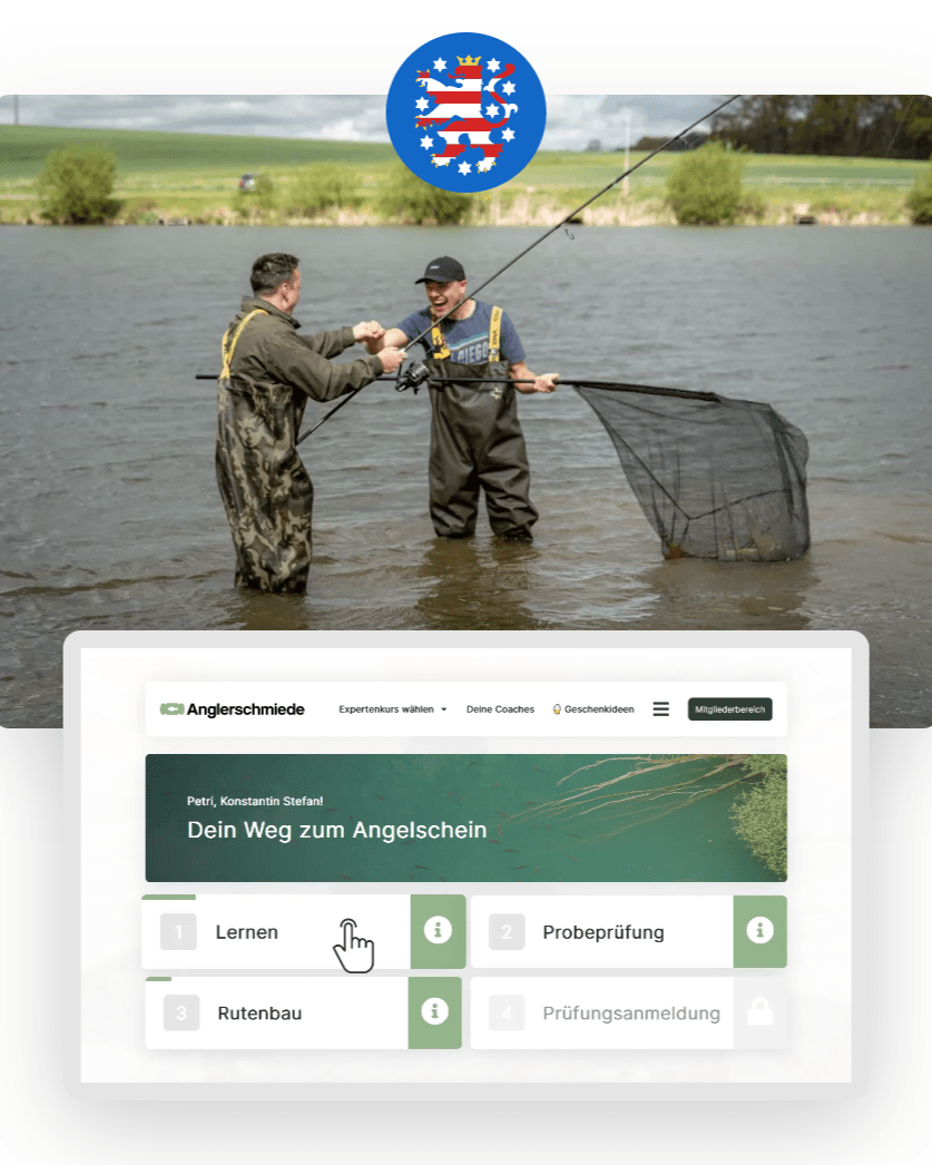 Zum Angelschein Thüringen Online - Prüfungsvorbereitung mit der Anglerschmiede