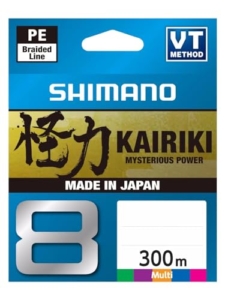 Shimano Kairiki 8, 0.28mm, multicolor, 300m