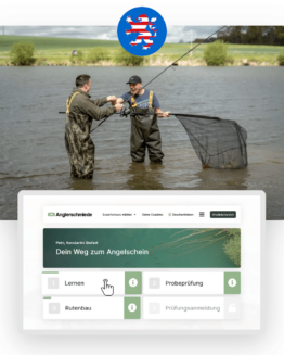 Zum Angelschein Hessen Online - Prüfungsvorbereitung mit der Anglerschmiede