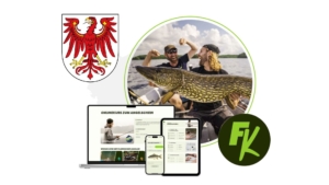 Der Fischereischein Brandenburg Online - Kurs zur Prüfungsvorbereitung mit Fishing-King