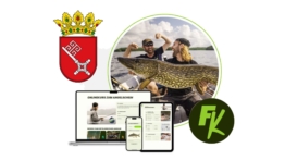 Der Fischereischein Bremen Online - Kurs zur Prüfungsvorbereitung mit Fishing-King