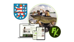 Der Fischereischein Thüringen Online - Kurs zur Prüfungsvorbereitung mit Fishing-King